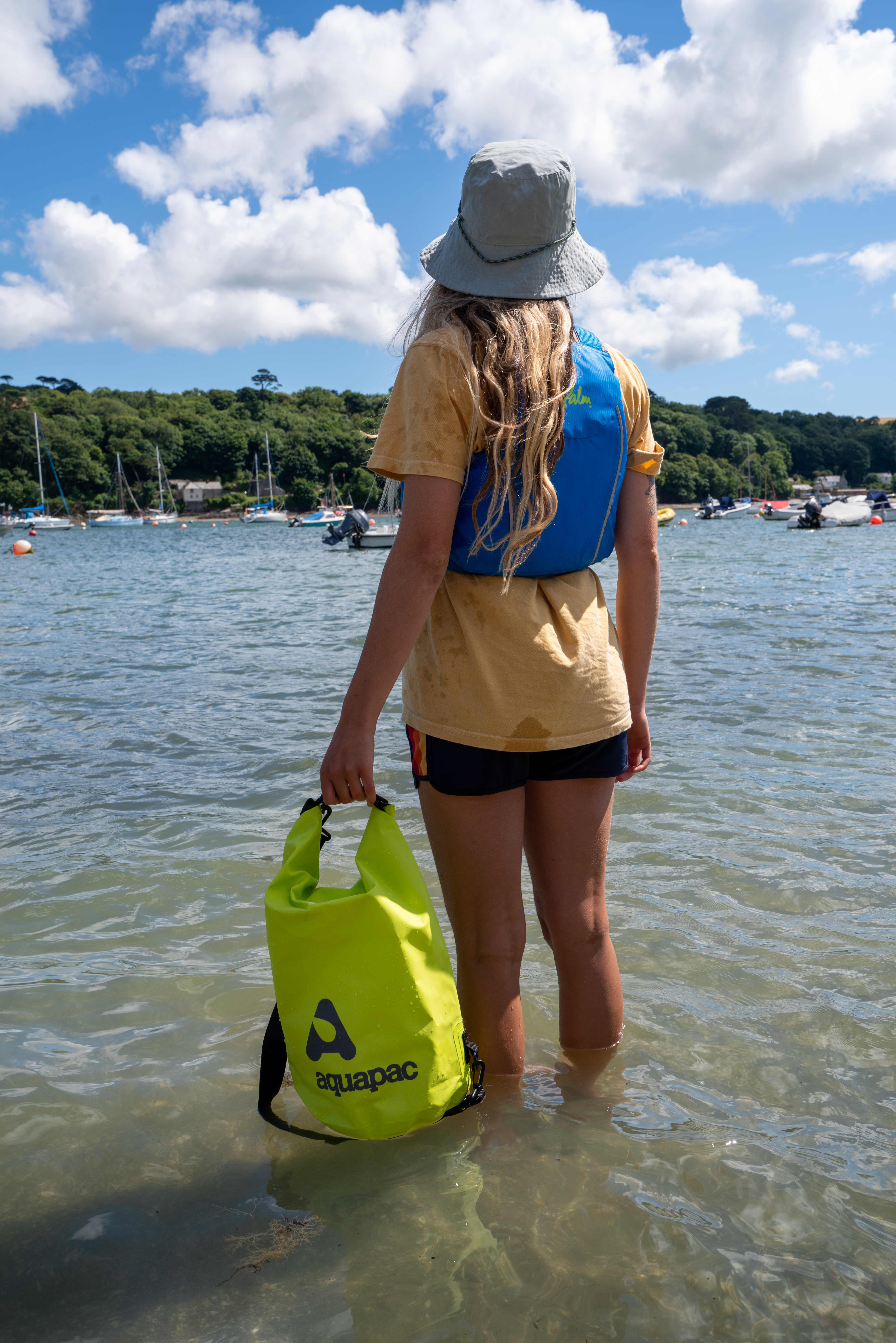 TrailProof™ Dry Bag mit Schultergurt, 15 Liter Acid Green