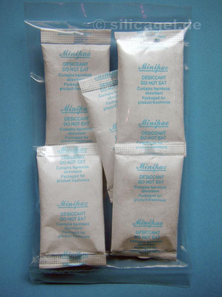 Wisepac™ Trockenmittel Vorratspack 5 x 2g Beutel Wisepac™ Trockenmittel Vorratspack 5 x 2g Beutel