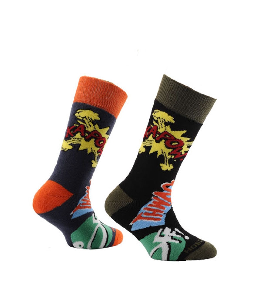 Kids Socks - Kindersocken für Outdoor & Freizeit, 2er Pack