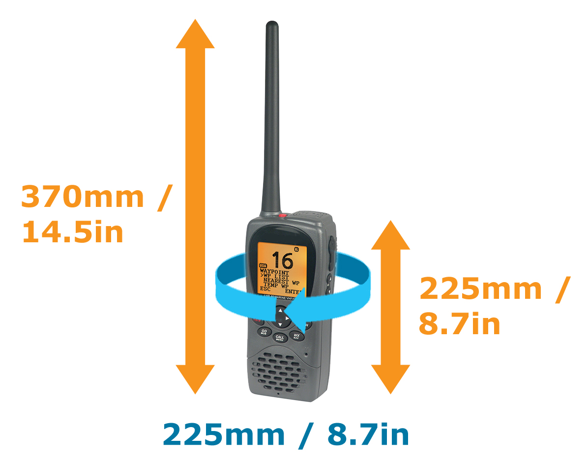 Aquapac vhf Funkgerät wasserdicht