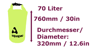 Aquapac wasserdicht drybag Rucksack TrailProof